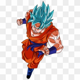 Goku Clipart Ssblue - Goku Ssj Blue Kaioken X10, HD Png Download - super saiyan blue aura png