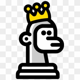 Monkey Bucket Icon Piece Chess Crown Icon Ape Branding - Cartoon, HD Png Download - bucket icon png