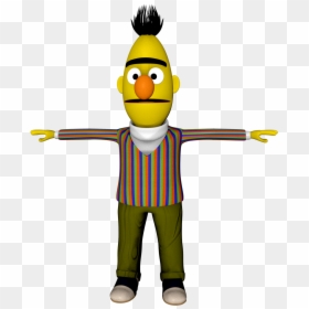 Striped Puppet Man Ii Modeled In Maya 2018 rendered - Cartoon, HD Png Download - mama luigi png