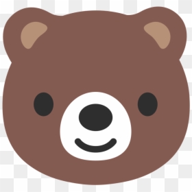 File - Emoji U1f43b - Svg - Bear Emoji Png , Png Download - Bear Face Png, Transparent Png - bear emoji png