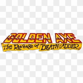 Golden Axe Revenge Of Death Adder Logo , Png Download, Transparent Png - revenge png