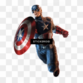 Captain America Using Shield Comic , Png Download - Transparent Captain America Png Hd, Png Download - captain america comic png