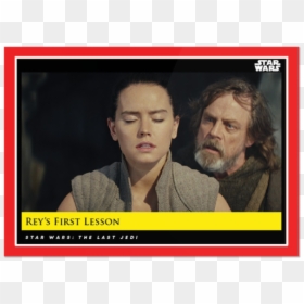 Rey"s First Lesson - Star Wars The Last Jedi Movie Rey, HD Png Download - rey png star wars