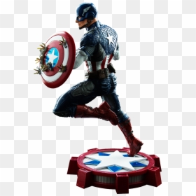 Captain America Marvel Now Captain America Marvel Gallery - Marvel Gallery Captain America Statue, HD Png Download - captain america comic png