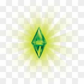 #sims #green #plumbob #diamond #bright #shine #freetoedit - Sims 3, HD Png Download - sims diamond png