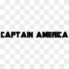 Captain America - Captain America Word Logo, HD Png Download - captain america comic png
