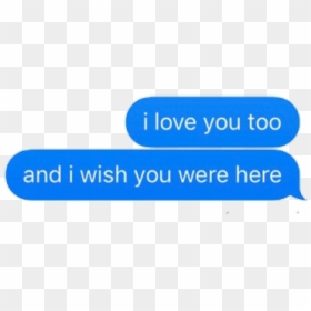 Blue Textmessage Aesthetic Message - Transparent Aesthetic Text Messages, HD Png Download - aesthetic text png