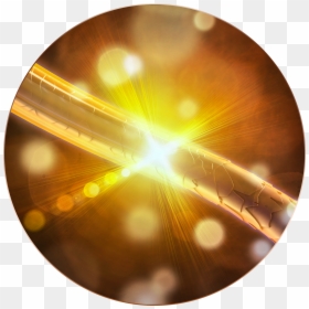 Transparent Gold Lens Flare Png - Circle, Png Download - 3d circle png