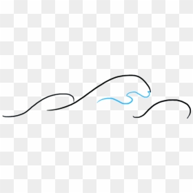 How To Draw Waves, HD Png Download - cartoon waves png