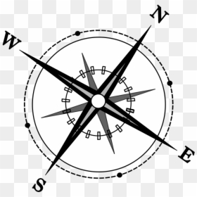 Drawing Compass Transparent Png Clipart Free Download - Compass Sketch Png, Png Download - old compass png