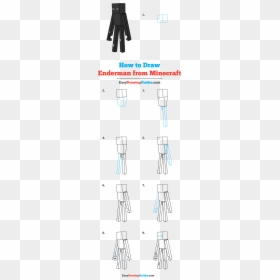 How To Draw Enderman From Minecraft - Draw Enderman, HD Png Download - minecraft fish png