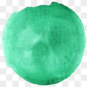 Clip Art Circle Watercolor - Green Watercolor Circle Png, Transparent Png - watercolor stain png