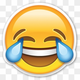Laugh Cry Emoji Transparent, HD Png Download - dick emoji png
