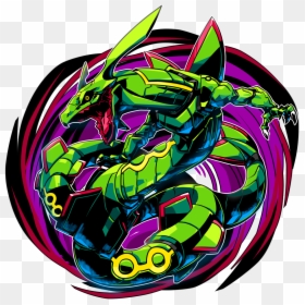 Pokemon Art Rayquaza, HD Png Download - no mercy png