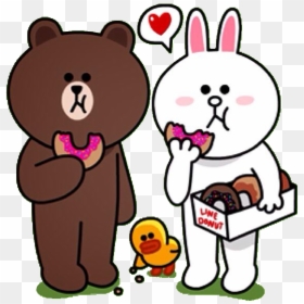 Bunny And Bear Gif, HD Png Download - bear emoji png