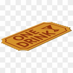 Drink Ticket Clip Art, HD Png Download - ticket clipart png