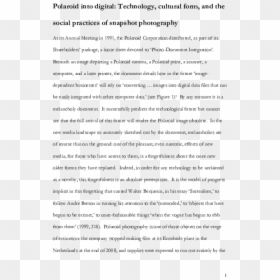 College Essay Examples, HD Png Download - polaroid outline png