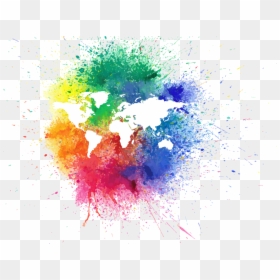 World Map, HD Png Download - watercolor stain png