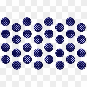 Dark Blue Polka Dots Transparent, HD Png Download - 3d circle png