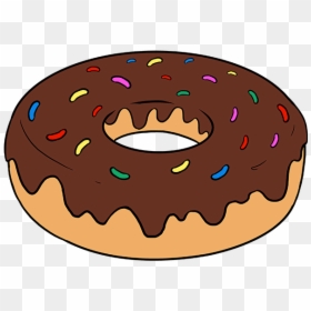 Clip Art How To Draw A - Donut Drawing, HD Png Download - donut emoji png