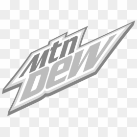 Mtn Dew - Mtn Dew Black And White, HD Png Download - mtn dew logo png