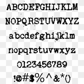 My Old Remington Example - Science In Different Fonts, HD Png Download - remington logo png