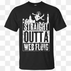 Straight Outta Web Fluid Straight Outta Compton T Shirt - Cool Things For Dads, HD Png Download - straight outta compton logo png