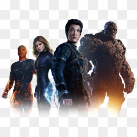 Home To Transparent Superheroes New Fantastic Four - New Fantastic Four Movie 2020, HD Png Download - fantastic four logo png