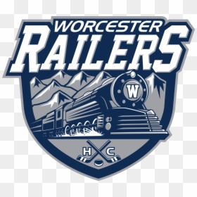 Worcester Railers Logo, HD Png Download - echl logo png