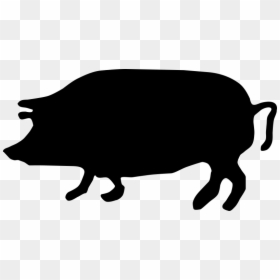 Pig Silhouette Clip Art, HD Png Download - daddy pig png
