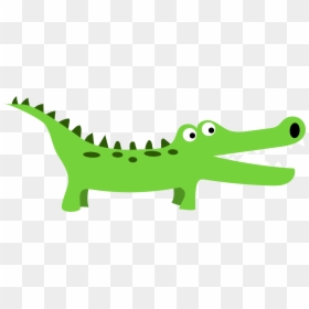 Clipart Alligator Strong - Open Mouth Crocodile Clip Art, HD Png Download - alligator silhouette png