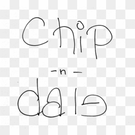 Transparent Chip And Dale Clipart - Sketch, HD Png Download - chip and dale png