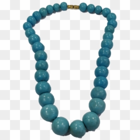 Turquoise Stone Big Round To Decending Round Ball Beautiful - Bead, HD Png Download - mala png