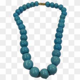 Turquoise Stone Big Round To Decending Round Ball Beautiful - Bead, HD Png Download - mala png