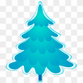 Blue Christmas Tree Clipart Images, Blue Christmas, - Blue Christmas Tree Clipart, HD Png Download - trees clipart png
