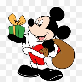 Christmas Minnie Mickey Png, Transparent Png - sandy png