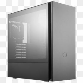 Silencio S600, Tempered Glass, No Psu, Atx, Black, - Cooler Master Silencio S400, HD Png Download - glass pieces png