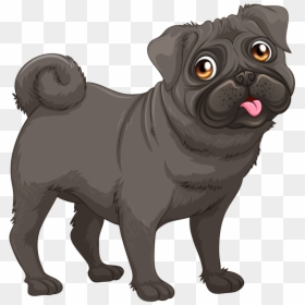 Husky Clipart Dog Indian - Pug Vector, HD Png Download - pugs png