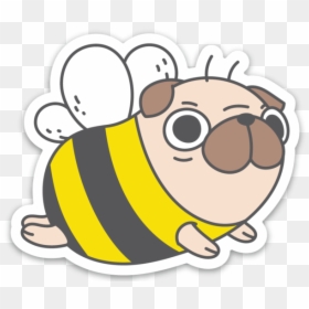 Stickers Pug, HD Png Download - pugs png