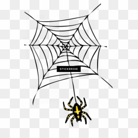 Spider Web Halloween Transparent , Png Download - Spider Web Halloween Transparent Clipart, Png Download - png spider web