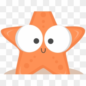 Starfish Clipart Cool - Cute Animated Star Fish, HD Png Download - starfish cartoon png