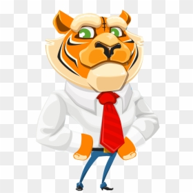 Transparent Tiger Cartoon Png - Tiger Vector Png Transparent Background, Png Download - starfish cartoon png