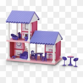 american plastic 4 room dollhouse