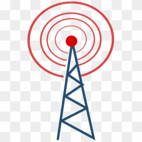 Towers Clipart Network Tower - Clip Art Radio Tower, HD Png Download - twin tower png