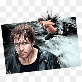 Aj Styles Dean Ambrose - Illustration, HD Png Download - wwe aj styles png
