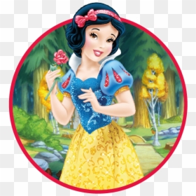 Snow White Holding Rose, HD Png Download - blancanieves png