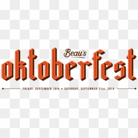 Beau's Oktoberfest, HD Png Download - oktoberfest logo png