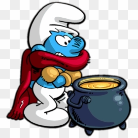 Sickly Smurf, HD Png Download - anime love png