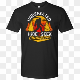 Undefeated Hide And Seek Champion Shirt - Active Shirt, HD Png Download - hide png