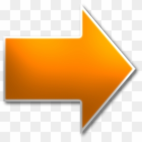 Transparent Right Arrow Orange, HD Png Download - right arrow png transparent